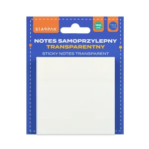 Notes Samoprzylepny Transparentny 75X75/150K Starpak
