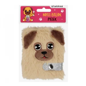Notes pluszowy brelok Dog STARPAK