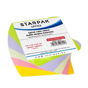 Kubik Skrętny 75X75X35 Kolorowy Starpak