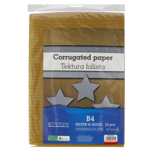 Tektura Falista B4 Złota/Srebrna 300G Starpak