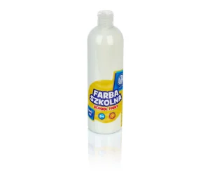Farby Szkolne W Butelce 500 Ml Biały Astra