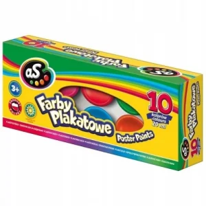 Farby Plakatowe As 10 Kolorów 20Ml Astra