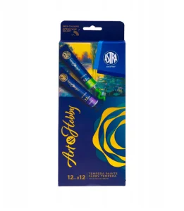 Farby Tempery 12Kolorów 12Ml Astra