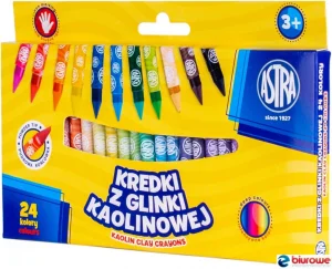 Kredki Woskowe 24 Kolorów Astra