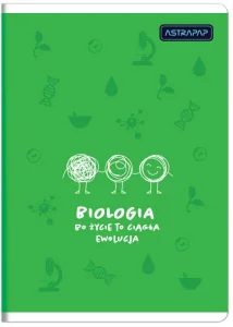 Zeszyt A5/60k kratka Biologia ASTRA