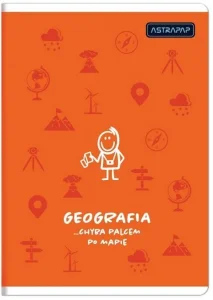 Zeszyt A5/60k kratka Geografia ASTRA