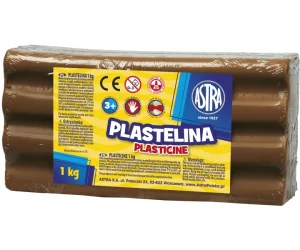 Plastelina 1 Kg Brązowa Astra