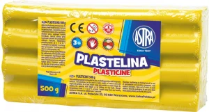 Plastelina 0.5 Kg Żółta Astra
