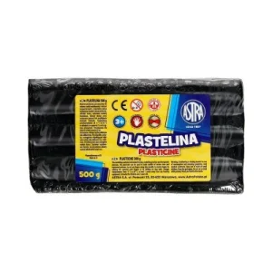 Plastelina 0.5 Kg Czarna Astra