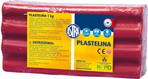 Plastelina 1Kg Różowa Astra