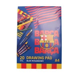 Blok Rysunkowy A4/20K Biały Fc Barcelona Astra