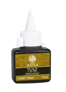 Tusz Kreślarski 35 Ml Czarny Perła Astra