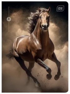 Zeszyt A5 16 Kartek Kratka 70G Wild Horses Interdruk