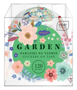 Naklejki Na Taśmie 120 Szt. Flowers Interdruk
