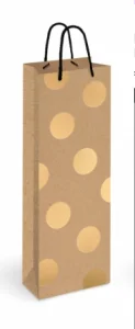 Torebka Ozdobna 130X360 Kraft Gold Interdruk