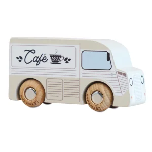 Kolekcjonerski samochodzik GT65 Coco kawiarnia drewniane auto Le Toy Van