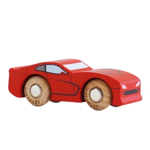 Kolekcjonerski samochodzik GT100 Jasper wyścigowe drewniane auto Le Toy Van