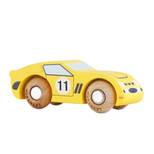 Kolekcjonerski samochodzik GT135 Luca wyścigowe drewniane auto Le Toy Van