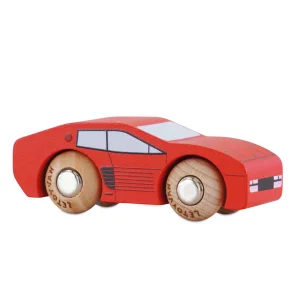 Kolekcjonerski samochodzik GT140 Marco wyścigowe drewniane auto Le Toy Van