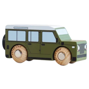 Kolekcjonerski samochodzik GT150 Archie terenowy drewniane auto Le Toy Van