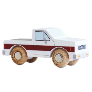 Kolekcjonerski samochodzik GT165 Charlie pick-up drewniane auto Le Toy Van