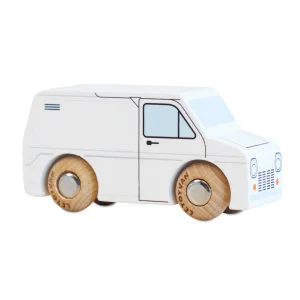 Kolekcjonerski samochodzik GT175 Frank osobowe drewniane auto Le Toy Van