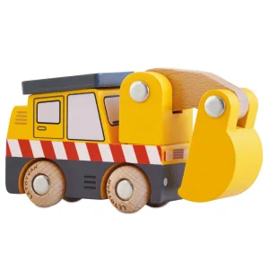 Kolekcjonerski samochodzik GT210 Eddie koparka drewniane auto Le Toy Van