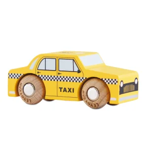 Kolekcjonerski samochodzik GT245 Trixie taksówka drewniane auto Le Toy Van
