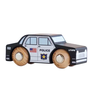 Kolekcjonerski samochodzik GT255 Sam policja drewniane auto Le Toy Van