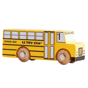 Kolekcjonerski samochodzik GT285 Rufus autobus szkolny drewniany Le Toy Van