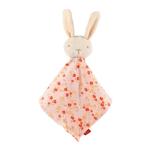 Pierwsza przytulanka komforter bawełniany Króliczek różowy 32 cm sigikid