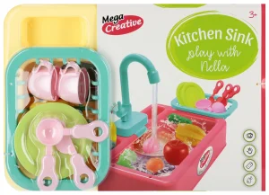 Zestaw Kuchenny Nella Zlew Żółty Plus Akcesoria Mega Creative