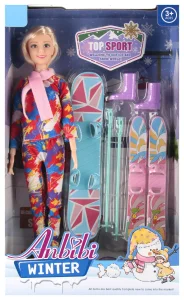 Lalka 29 Cm Z Akcesoriami Narty Mega Creative