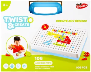 Klocki Mozaika Do Skręcania Game Wiertarka Mega Creative