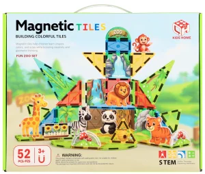 Klocki magnetyczne Zoo 52 elementy MEGA CREATIVE