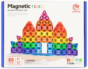 Klocki magnetyczne 80 elementów MEGA CREATIVE