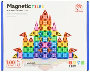 Klocki magnetyczne 100 elementów MEGA CREATIVE