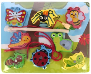 Układanka Drewniana Magnetyczna Owady Mega Creative