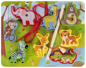 Układanka Drewniana Magnetyczna Zoo Mega Creative