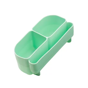 Silikonowy wkład do mini lunchboxa z przegrodą na sztućce, Forest, b.box