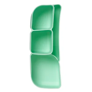 Silikonowy wkład do lunchboxa z przegrodą na sztućce, Forest, b.box