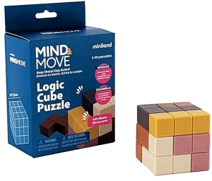 Kostka logiczna puzzle 3d