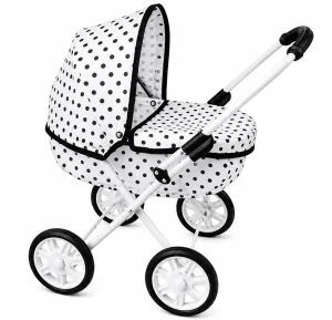 Wózek dziecięcy dla lalek New Baby Ania dots