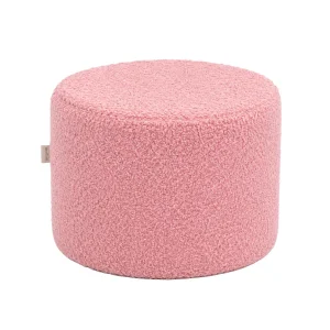 Dziecięca pufa-taburet New Baby Teddy pink 21 × 30 cm