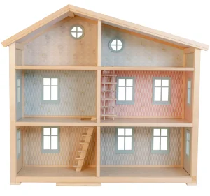 Drewniany domek dla lalek Wonder House zabawa lalkami dla dzieci Lundby